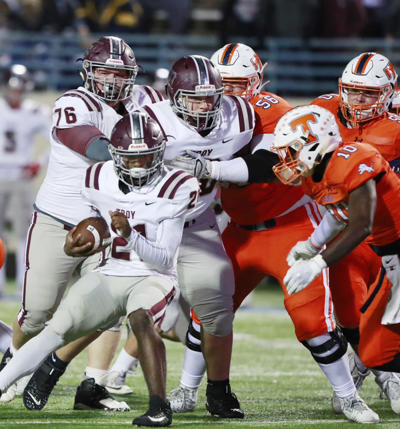 Troy (11-1) vs. Whitney (11-1), 7:30 p.m. Friday at Midway